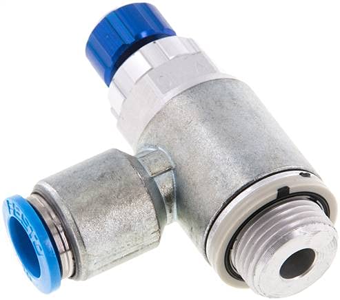 GRLA-3/8-QS-10-RS-D (534343) Drossel-Rückschlagventil Ventilfunktion:Drossel-Rückschlagfunktion von Festo