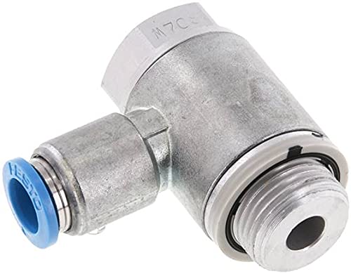 GRLA-3/8-QS-8-D (193150) Drossel-Rückschlagventil Ventilfunktion:Abluft-Drossel-Rückschlagfunktion von Festo
