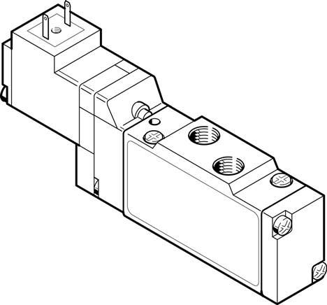 MEH-5/2-1/8-P-B (173129) Magnetventil Ventilfunktion:5/2 monostabil Betätigungsart:elektrisch von Festo