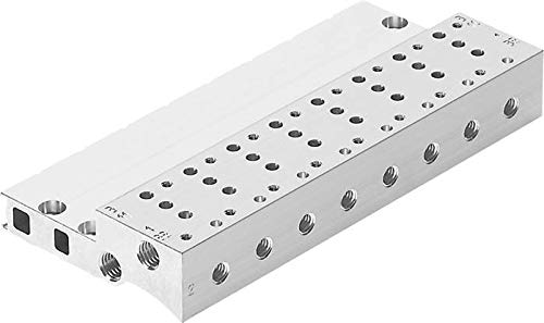 MHA2-PR6-3-M5 (197449) Batterieblock Max. Anzahl der Ventilplätze:6 Pneumatischer Anschluss 1/33:M7 von Festo