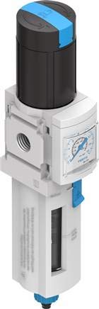 MS4-LFR-1/4-D7-CRV-AS (529154) Filter-Regelventil Baugröße:4 Baureihe:MS Einbaulage:senkrecht ± 5° von Festo