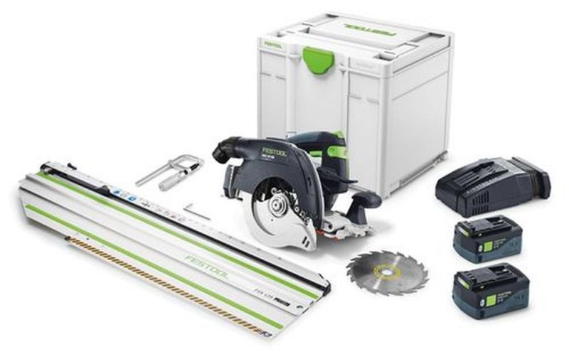 Festool Akku-Handkreissäge HKC 55 5,0 EBI-Set-FSK 420 - 577675 von Festool 18 V