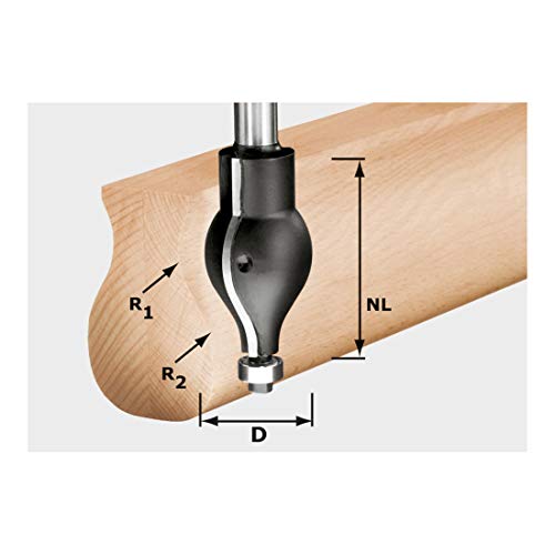 FESTOOL 492711 Profilfräser HW Schaft 12 mm HW R20.5/16/D32/57 S12 von Festool