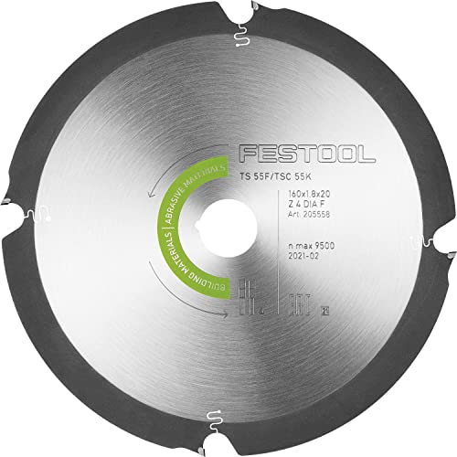 Festool Diamant-Sägeblatt DIA 160x1,8x20 F4 Abrasive Materials – 205558 von Festool