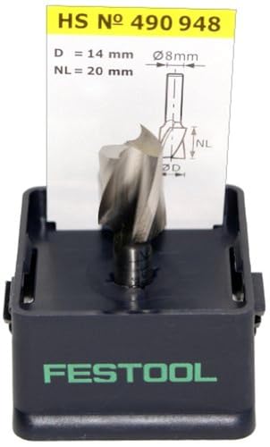 Festool Spiralnutfräser HS Spi S8 D14/20 Festool Spiralnutfräser HS Spi S8 D14/20 von Festool