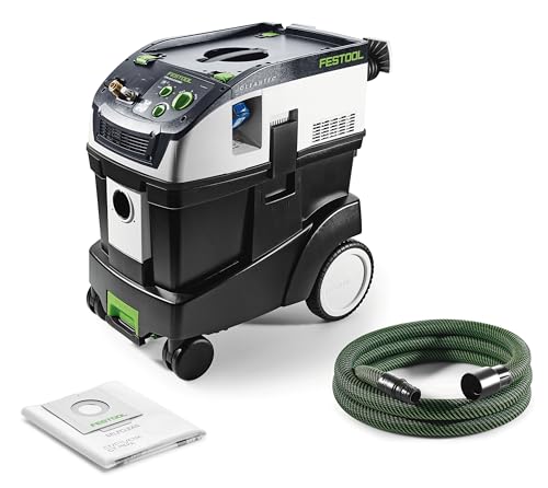 Festool Absaugmobil CTM 48 E LE EC B22 R1 CLEANTEC (mit Filtersack, Saugschlauch glatt Ø 27/32, Druckluftmodul) von Festool