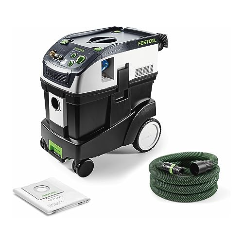 Festool Absaugmobil CTM 48 E LE EC B22 R1 CLEANTEC (mit Filtersack, Saugschlauch glatt Ø 27/32, Druckluftmodul) von Festool