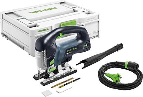 Festool Pendelstichsäge PSB 420 EBQ-Plus CARVEX (mit Stichsägeblatt-Set, Splitterschutz), im Systainer von Festool