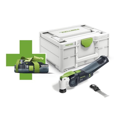 FESTOOL Akku-Oszillierer OSC 18 LI E-Basic 18,0 Volt / 4,0 Ah (IEC) Li-Ion von Festool