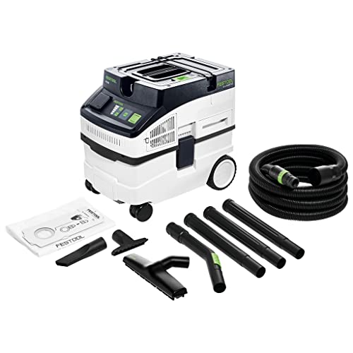 Festool Absaugmobil CT 15 E-Set CLEANTEC (mit Hauptfilter, Saugschlauc, SELFCLEAN Filtersack, Fugendüse, Polsterdüse, Handrohr gebogen, Verlängerungsrohre, Bodendüse) Festool Absaugmobil CT 15 E-Set CLEANTEC (mit Hauptfilter, Saugschlauc, SELFCLEAN Filtersack, Fugendüse, Polsterdüse, Handrohr gebogen, Verlängerungsrohre, Bodendüse) von Festool