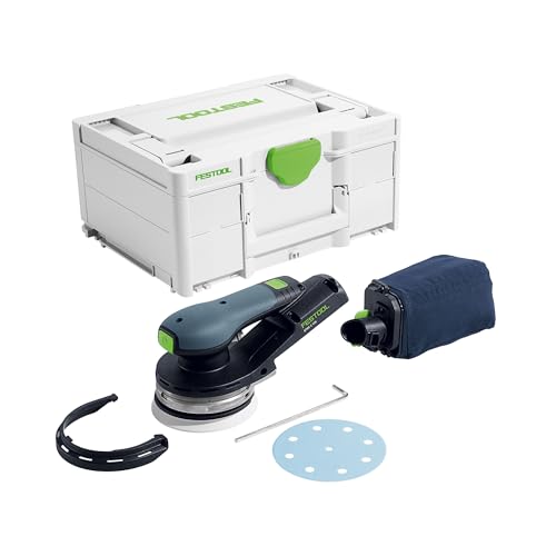 Festool Akku-Exzenterschleifer ETSC 2 125-Basic mit StickFix Schleifteller D:125mm W-HT (weich-HT) im Systainer SYS3 M 187 von Festool