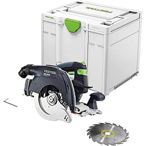 Festool Akku-Handkreissäge HKC 55 EB-Basic (mit Kreissägeblatt WOOD STANDARD, Innensechskantschlüssel), im Systainer von Festool