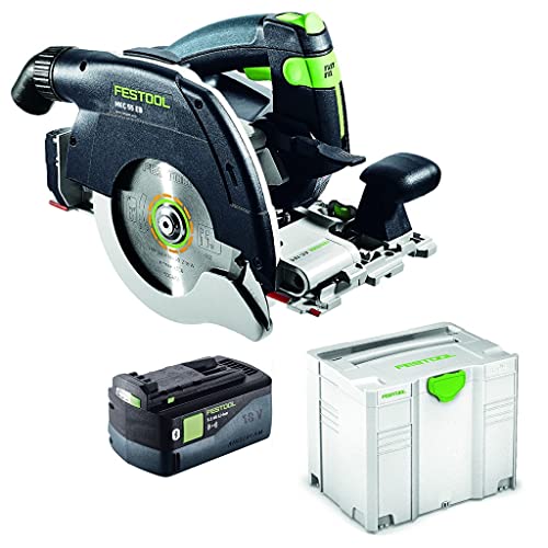 Festool Akku-Handkreissäge HKC 55 Li EB-Basic + BP 18 Li 5,2 AS-ASI 577034 von Festool