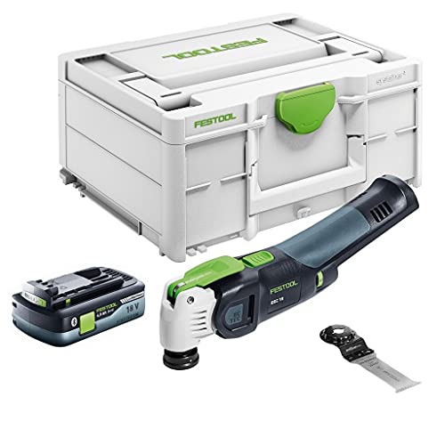 Festool Akku-Oszillierer OSC 18 E-Basic + Akkupack BP 18 Li 4,0 HPC-ASI 577033 von Festool