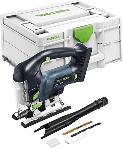 Festool Akku-Pendelstichsäge PSBC 420 EB-Basic CARVEX (mit Stichsägeblatt-Set, Splitterschutz), im Systainer von Festool