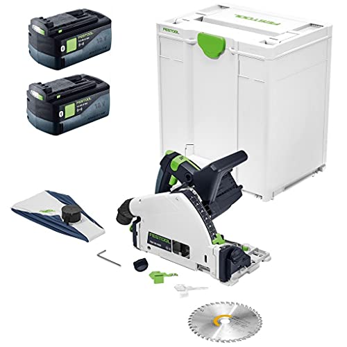 Festool Akku Tauchsäge Säge TSC 55 KEB-Basic + 2xAkku BP 18 Li 5,2 AS-ASI 577025 von Festool