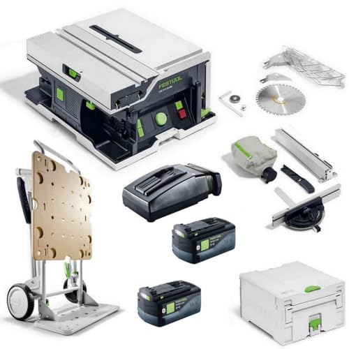 Festool Akku Tischkreissäge CSC SYS 50 EBI-Basic + Untergestell +Akku+ Ladegerät von Festool