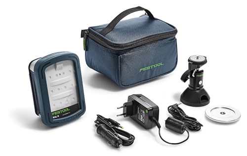 Festool Arbeitsleuchte KAL II-Set SYSLITE (mit integrierter Akku 7,2 V, KFZ-Ladeadapter, Netzadapter 230 V, Magnetkugelkopf mit Stativteller, Transporttasche) von Festool