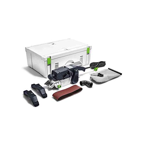 Festool Lijadora de banda BS 75 E-Plus, Schwarz/ Grün von Festool