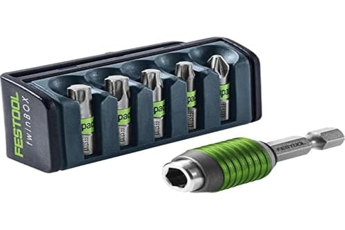 Festool Bitkassette BT-IMP SORT3 (mit verriegelbaren Magnet-Bithalter BHS 50, Bit PZ 2, Bit TX 20, Bit TX 25, Bit TX 30, Bit TX 40) von Festool