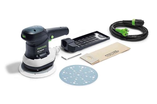 Festool Exzenterschleifer ETS 150/3 EQ (mit Schleifteller Ø 150 mm MULTI-JETSTREAM 2 (superweich SW), Filterkassette, Schraubendreher) von Festool