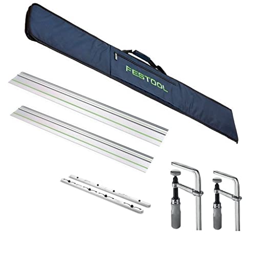 Festool Führungsschiene Tasche Set 2 Schienen Verbinder FSV/2 2 Zwingen Festool Führungsschiene Tasche Set 2 Schienen Verbinder FSV/2 2 Zwingen von Festool