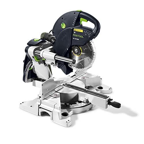 Festool Kapp-Zugsäge KS 120 REB KAPEX (mit Kreissägeblatt WOOD UNIVERSAL, Winkelschmiege, Werkstückklemme, Innensechskantschlüssel) von Festool