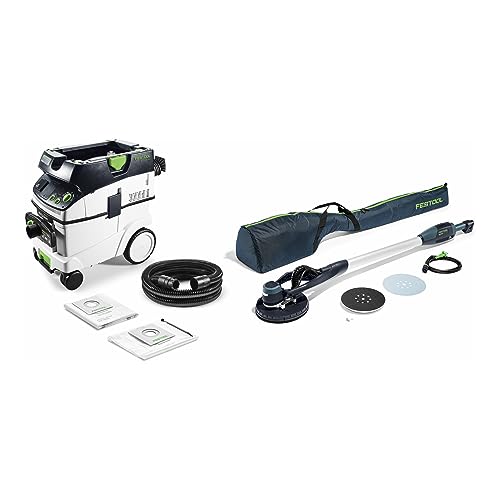 Festool Langhalsschleifer LHS-E 225/CTL36-Set PLANEX (mit Schleifteller, Transporttasche, Absaugmobil CTL 36 E AC-LHS, Klettverbinder) von Festool