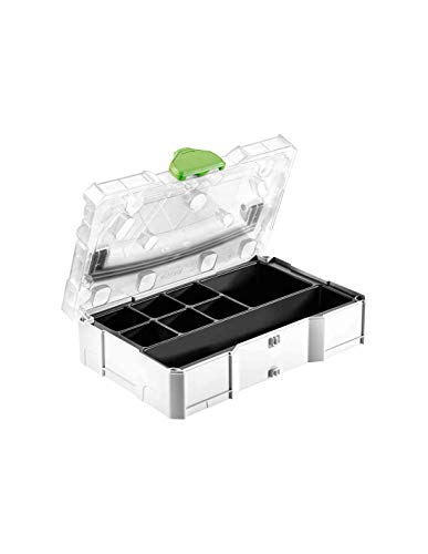 Festool MINI-Systainer T-LOC SYS-MINI 1 TL TRA UNI (mit Universaleinlage, transparente Abdeckung) von Festool