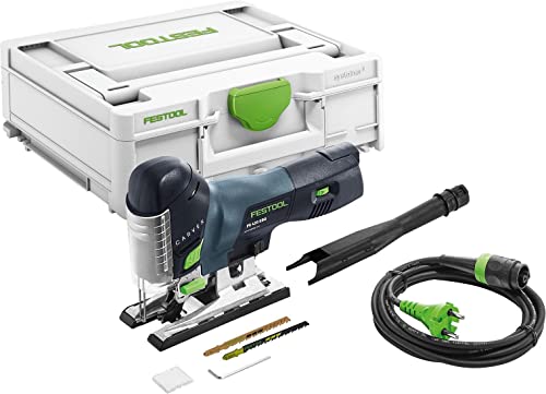 Festool Pendelstichsäge PS 420 EBQ-Plus CARVEX (mit Stichsägeblatt-Set, Splitterschutz), im Systainer von Festool