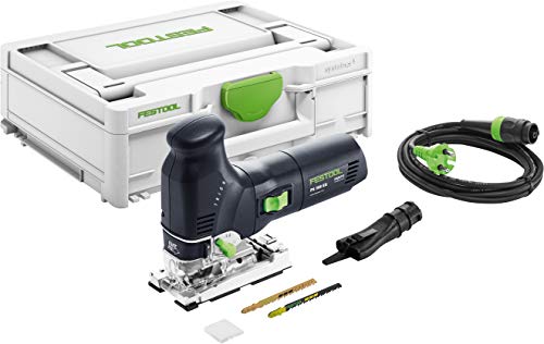 Festool Pendelstichsäge PS 300 EQ-Plus TRION (mit Stichsägeblatt-Set, Splitterschutz), im Systainer von Festool