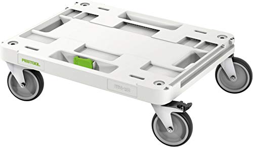 Festool Rollbrett SYS-RB - mit Durchführung für Spanngurte, 100kg Belastbar, 4 Lenkrollen Davon 2 feststellbar von Festool