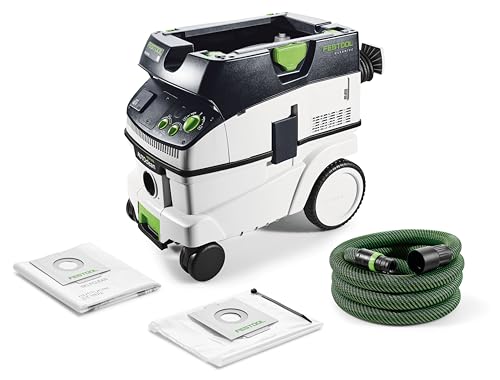 Festool Absaugmobil CTL 26 E AC CLEANTEC (mit High Performance Hauptfilter, SELFCLEAN Filtersack, Entsorgungssack, Saugschlauch) von Festool