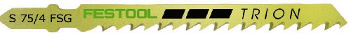 Festool Stichsägeblatt für Holz S 75/4 FSG 5X (Schnitttiefe 55mm, gewelltes Blatt), 499476, 5er Pack Festool Stichsägeblatt für Holz S 75/4 FSG 5X (Schnitttiefe 55mm, gewelltes Blatt), 499476, 5er Pack von Festool