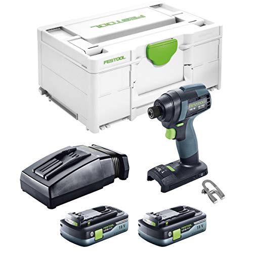 Festool TID 18 HPC 4,0 I-Plus Akku Schlagschrauber 18V 180Nm 1/4' (576482) + 2x Akku 4,0Ah HighPower + Ladegerät von Festool