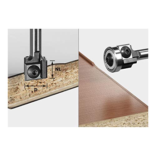 Festool Bündigfräser-Wendeplatten S8 HW D19 12x12 KL OFK von Festool