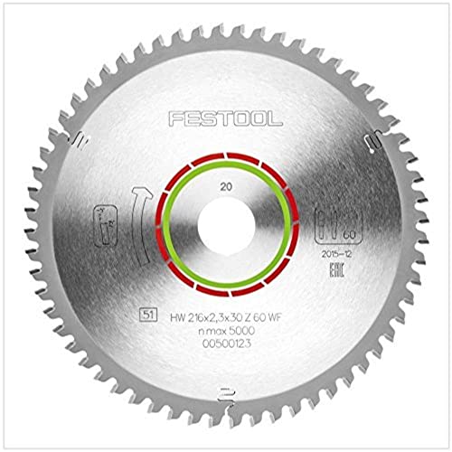 Festool Kreissägeblatt HW 216x2,3x30 WZ/FA60 LAMINATE/HPL von Festool