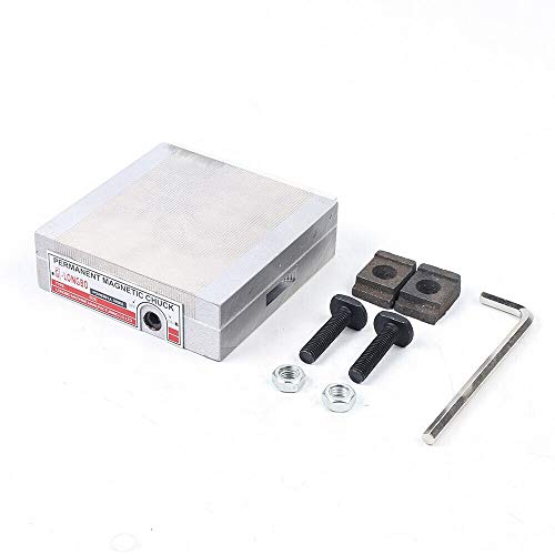 150x150mm Magnetic Chuck Magnetspannplatte Magnetfutter Permanente Spannplatte, Magnettisch Magnetspannplatte Für Schleifmaschinen Tischbohrmaschinen von Fetcoi