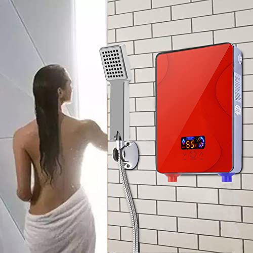 6,5 kW Digital Elektrisch Durchlauferhitzer Tankless Bad Dusche Warmwasser Satz mit Bad Dusche Kit 230V 30-55 ℃ von Fetcoi