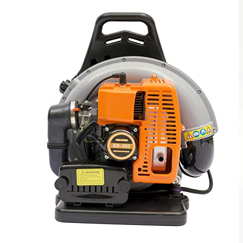 65CC Rucksack Benzin Laubbläser 2 Takt 3,6 HP Benzin Laubbläser Gebläse zurück Garten Rucksack Gebläse für die Beseitigung von Laub, Straßenstaub, Müll etc von Fetcoi
