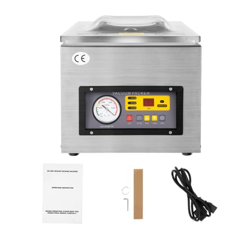 DZ-260C 220V 120W Vakuumierer Vakuumiergerät Vakuummaschine Vakuumgerät Edelstahl Paket Automatisch Leistung Verpackung von Fetcoi