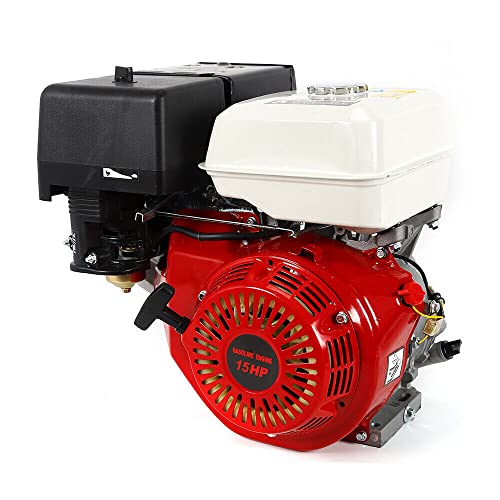 Fetcoi 15 PS Viertakt-Benzinmotor mit Seilzugstart, 420 ccm HV-Benzinmotor, luftgekühlter Viertaktmotor 9000 W 3600 U/min von Fetcoi