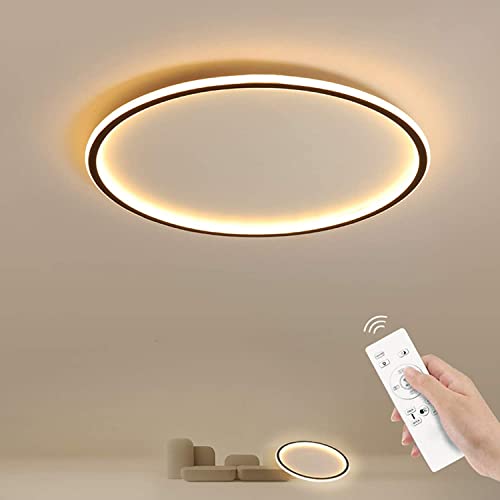 Fetcoi LED Deckenleuchte modern minimalistisch Wohnzimmer rund Lampe Schlafzimmer Lampe Nordmode Flur Lampe Studie Lampe von Fetcoi