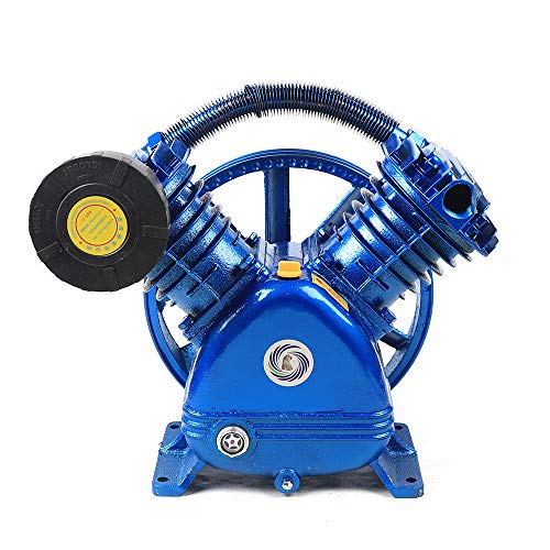 Kompressor Aggregat 2 Zylinder V-Typ Kompressor Luftkompressor-Pumpenkopf 600L/min 4KW 21cfm 115PSI Druckluft Kompressoraggregat DFV-0.6/8 von Fetcoi