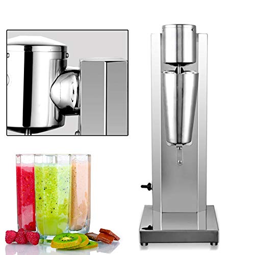 Milk Shake Maker Stainless Mixer Smoothie Frappe Malt Drink Blender Mixer 180W Volumen:650ml 18 * 18 * 53cm von Fetcoi