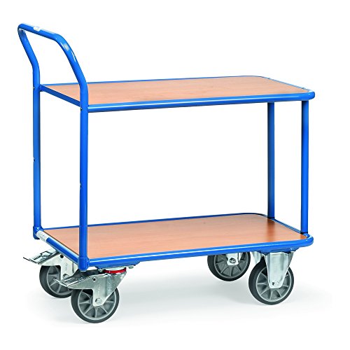 Fetra Transportgeräte mtphcc4p2 Wagen mit Ablage, 400 kg, 2 Ablage, 1120 mm x 705 mm x 968 mm Dimension von Fetra