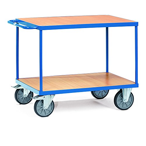 Fetra Transportgeräte mtpic2401 F 500 Regal Wagen mit Tablett, 2 rechteckig, 270 mm, 900 mm, 1000 mm x 600 mm Plattform, 200 mm Rollen Durchmesser Fetra Transportgeräte mtpic2401 F 500 Regal Wagen mit Tablett, 2 rechteckig, 270 mm, 900 mm, 1000 mm x 600 mm Plattform, 200 mm Rollen Durchmesser von Fetra