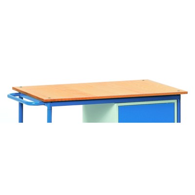 Arbeitsplatte Werkstattwagen B1150mm T750mm Stärke 22mm, Buche-Sperrholz von Fetra