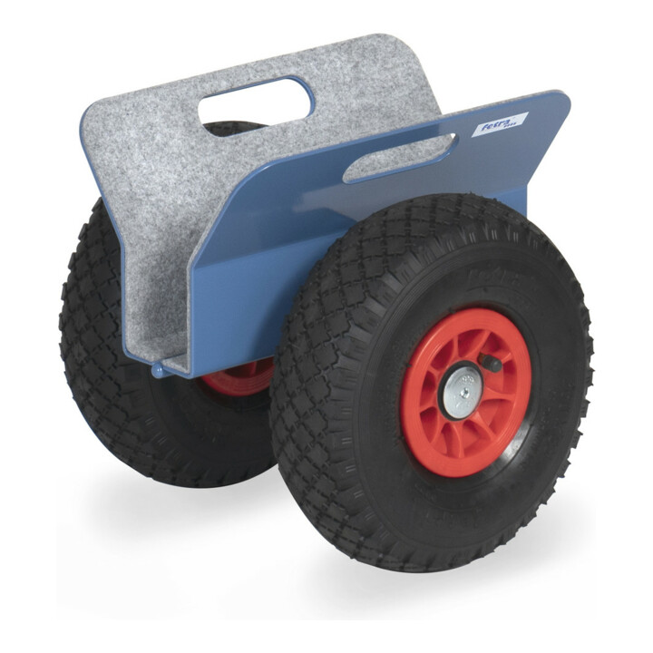 Fetra Plattenroller Transportwagen Tragkraft 250kg Stahl Blau Klemmbreite 60mm B-Ware von Fetra