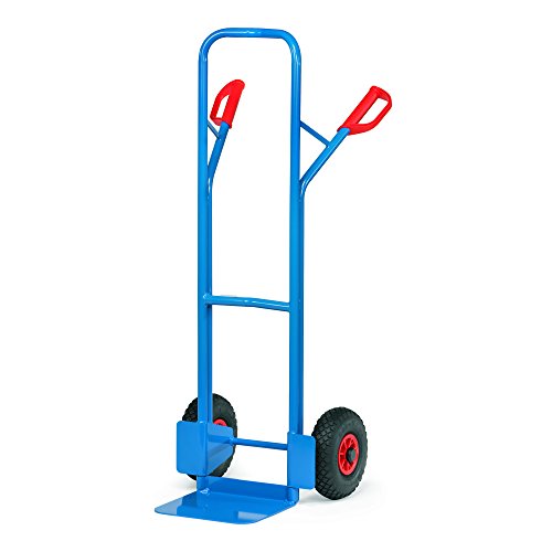 Fetra Stahlrohrkarre B1325L, blau, 130 cm hoch von Fetra